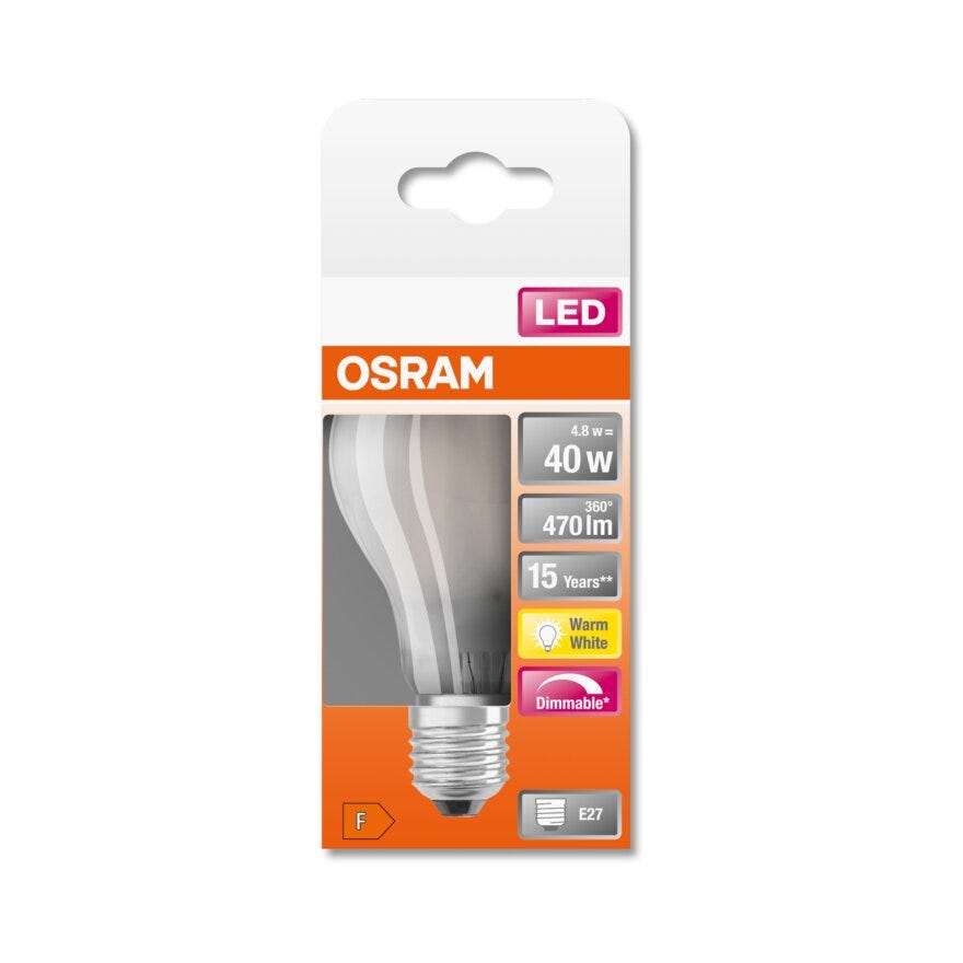 OSRAM LED lyspære i Hvit