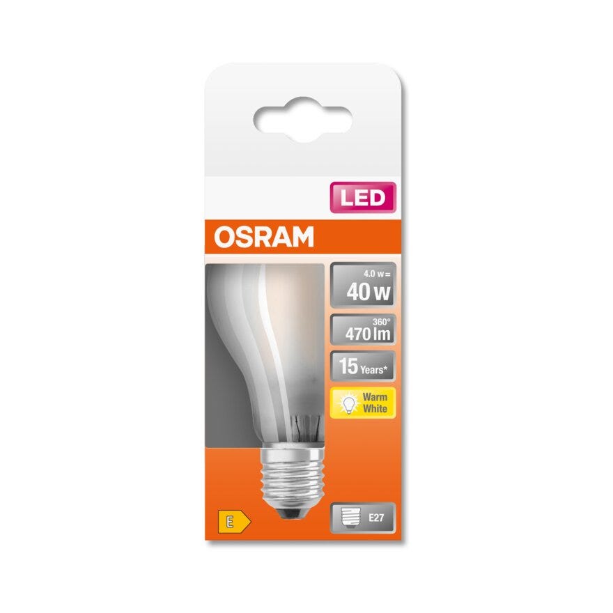 OSRAM LED lyspære i Hvit