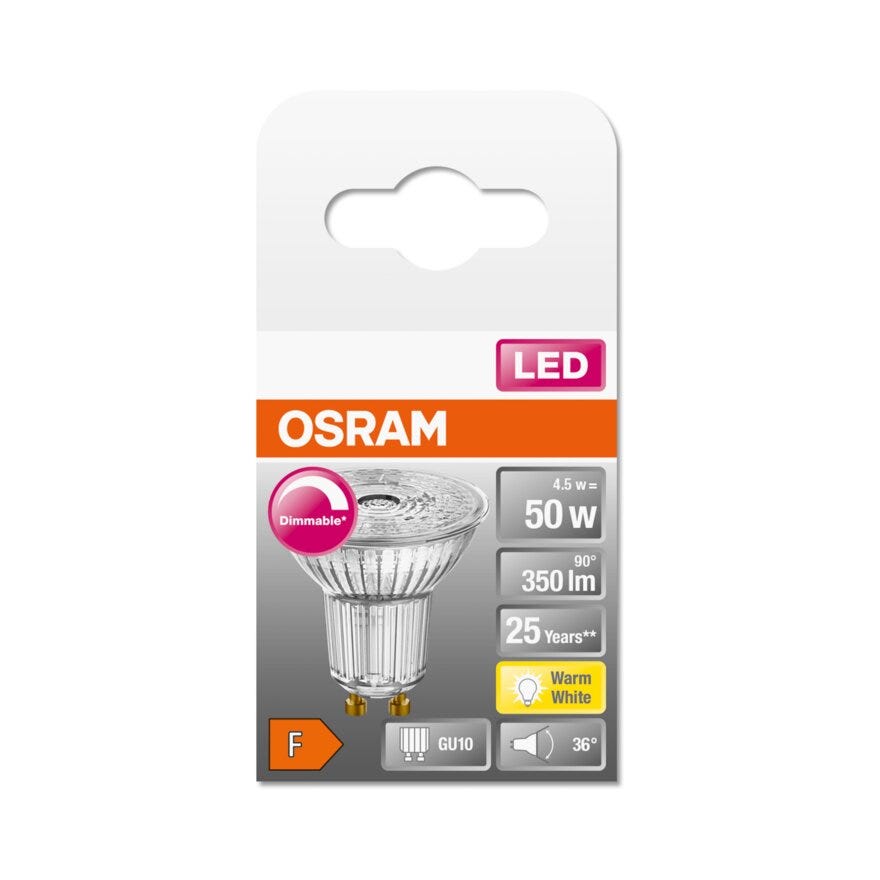 OSRAM LED lyspære i Klar