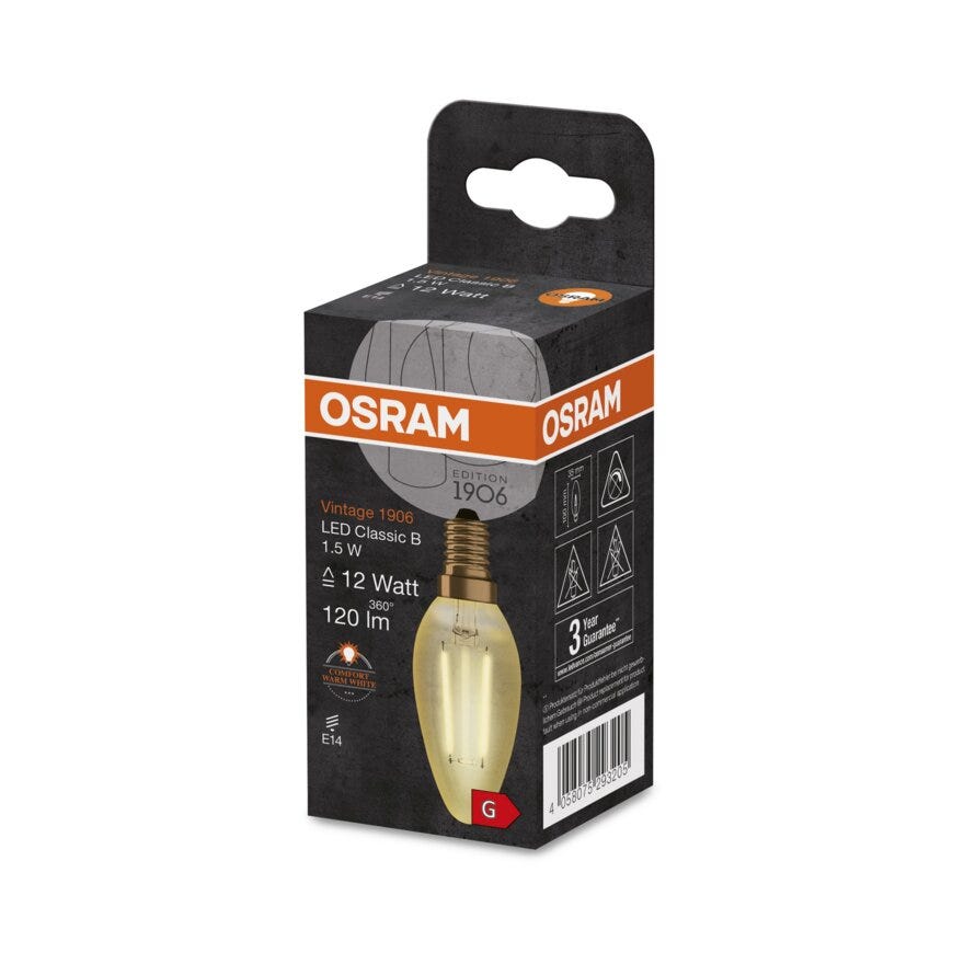 OSRAM LED lyspære i Gul