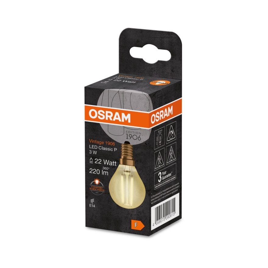 OSRAM LED lyspære i Gul