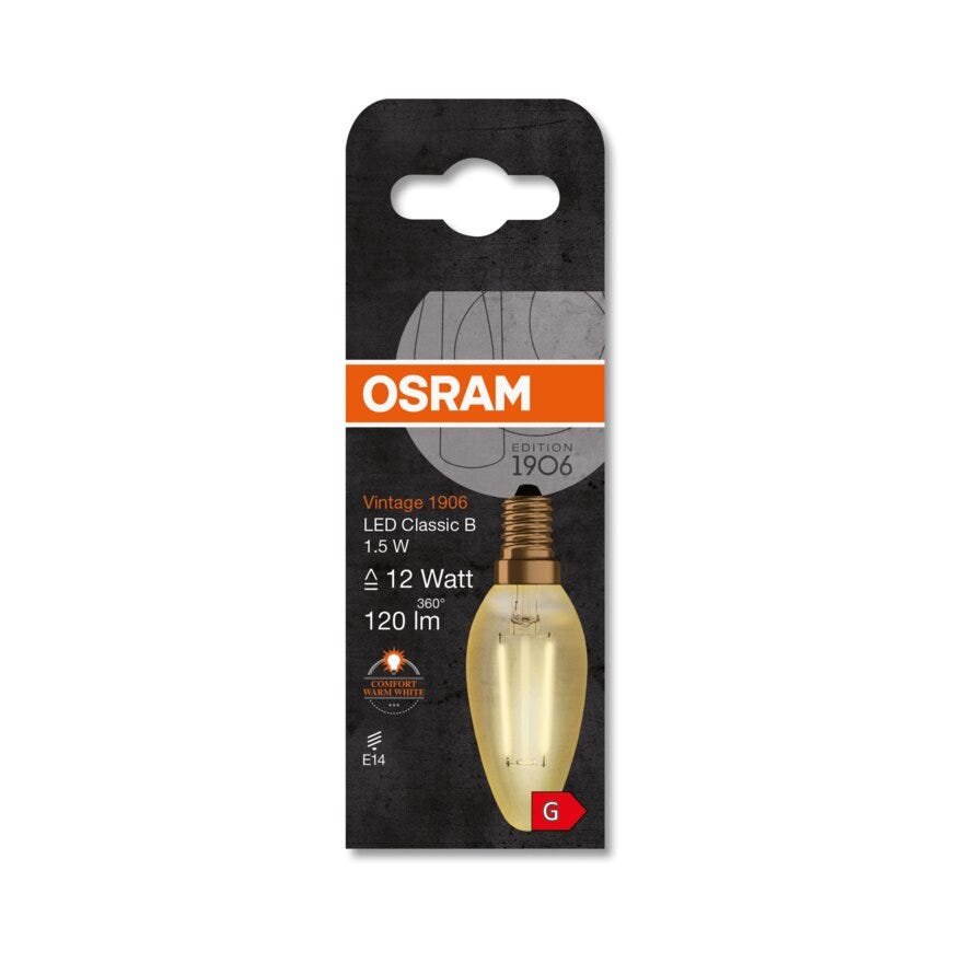 OSRAM LED lyspære i Gul