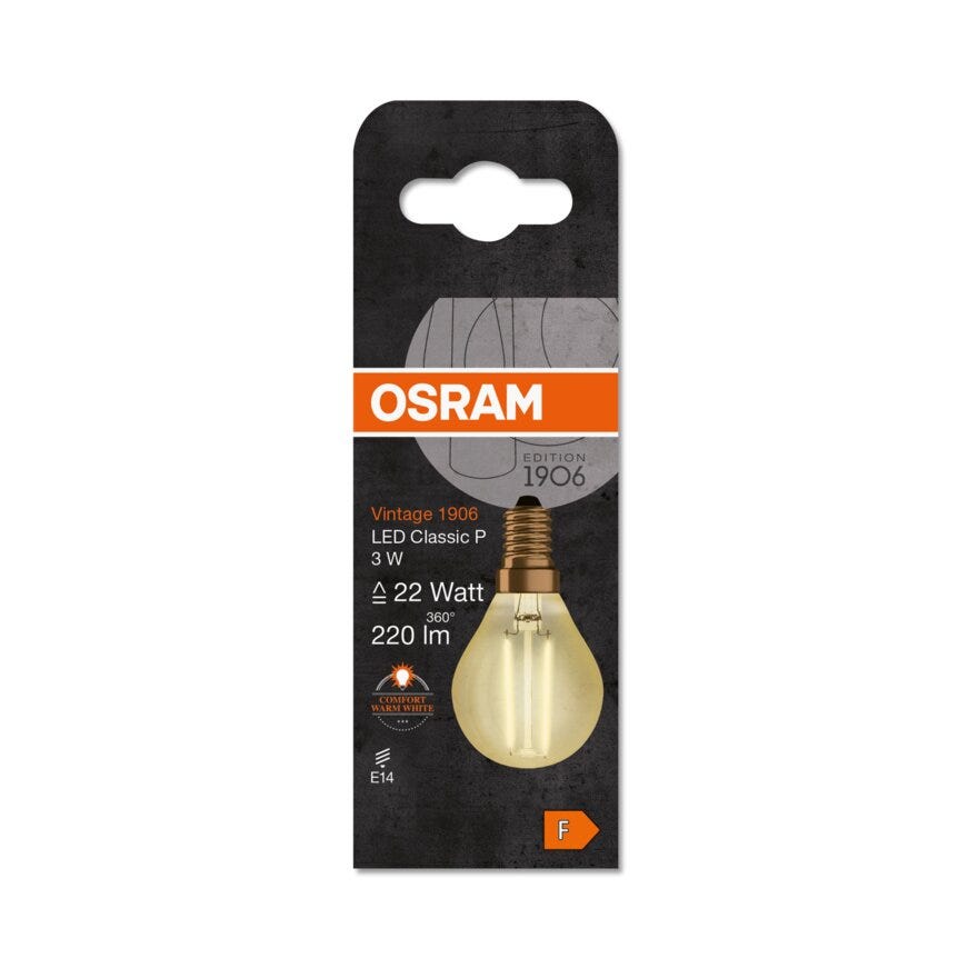 OSRAM LED lyspære i Gul