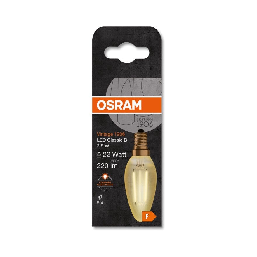 OSRAM LED lyspære i Gul