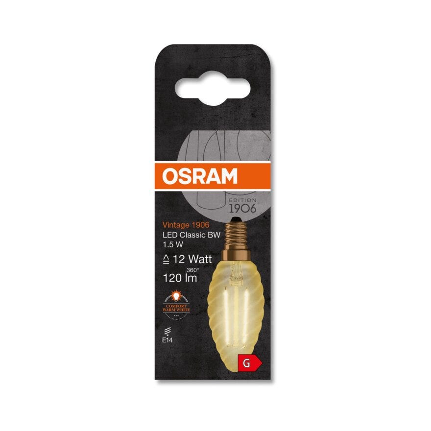 OSRAM LED lyspære i Gul