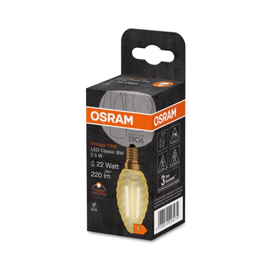 OSRAM LED lyspære i Gul