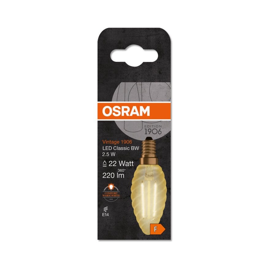OSRAM LED lyspære i Gul