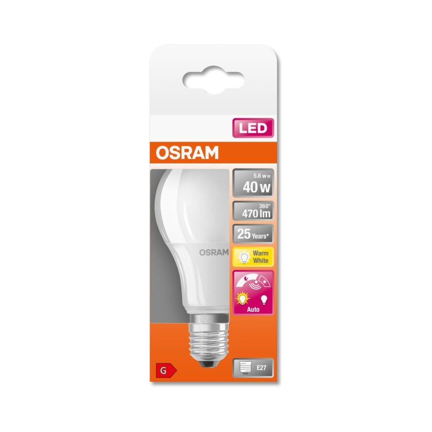 OSRAM LED lyspære i Hvit