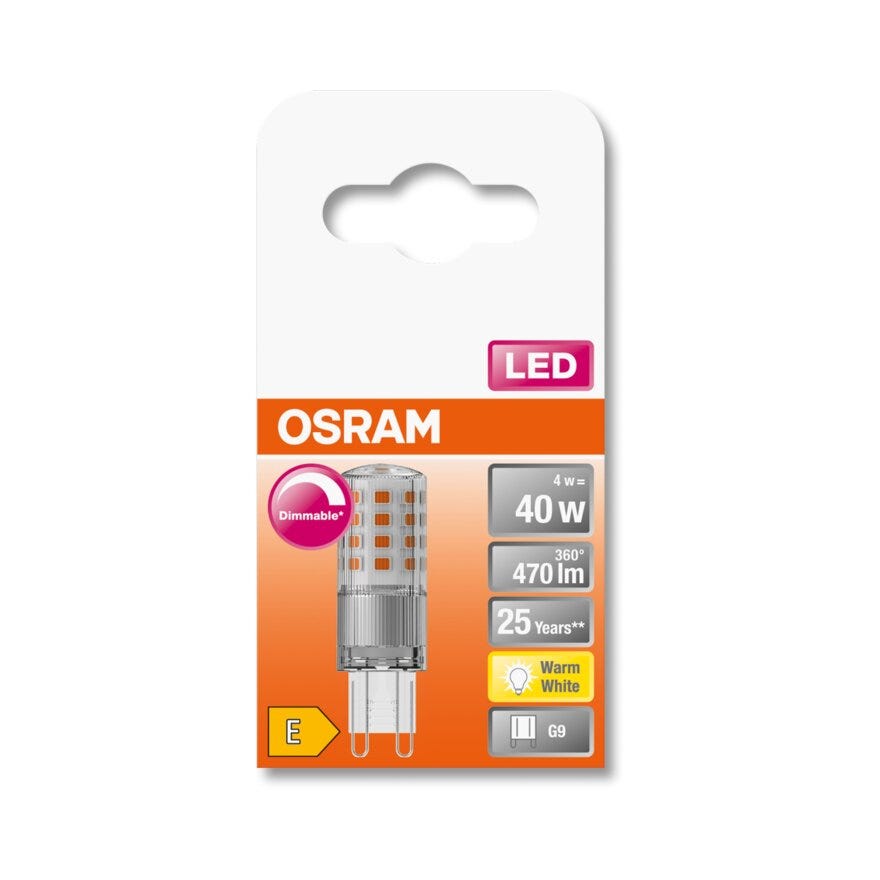 OSRAM LED lyspære i Klar