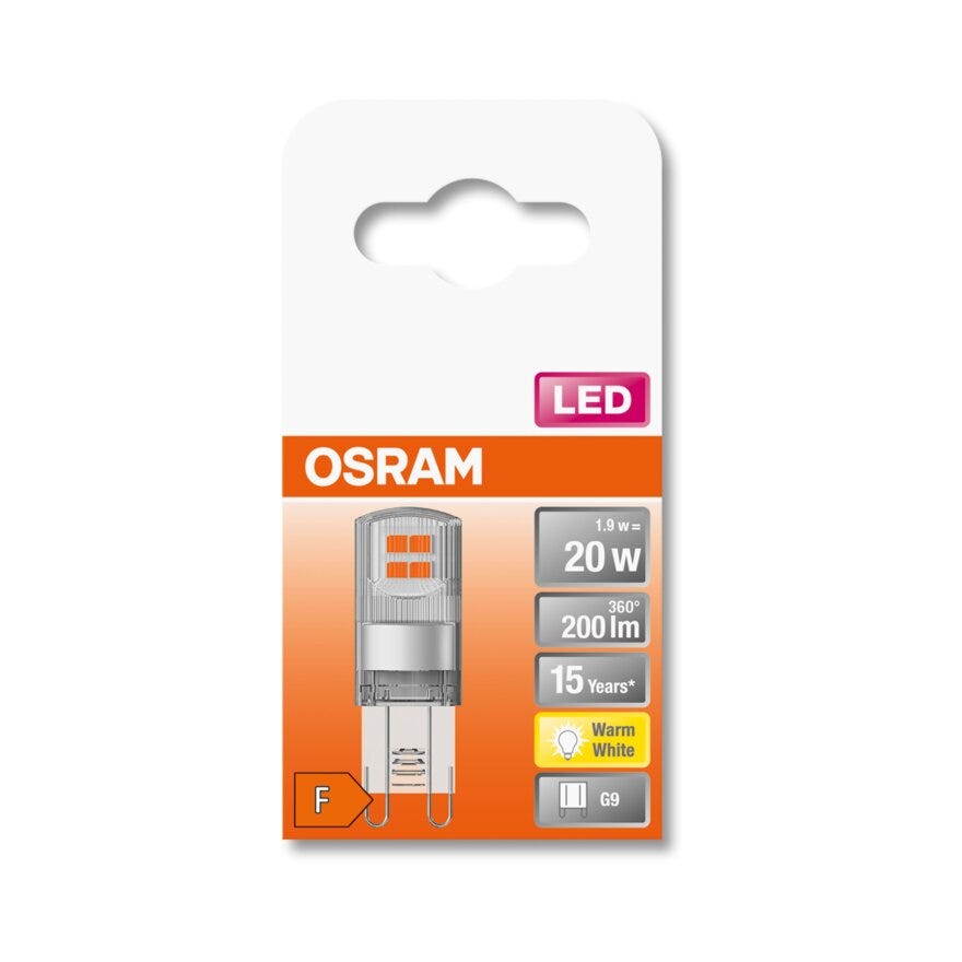 OSRAM LED lyspære i Klar