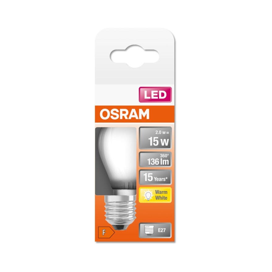 OSRAM LED lyspære i Hvit