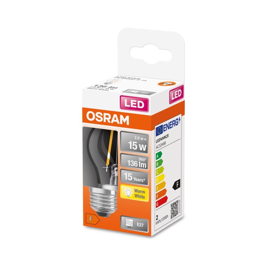 OSRAM LED lyspære i Klar