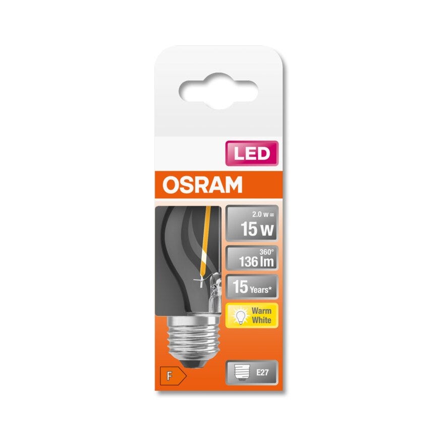 OSRAM LED lyspære i Klar