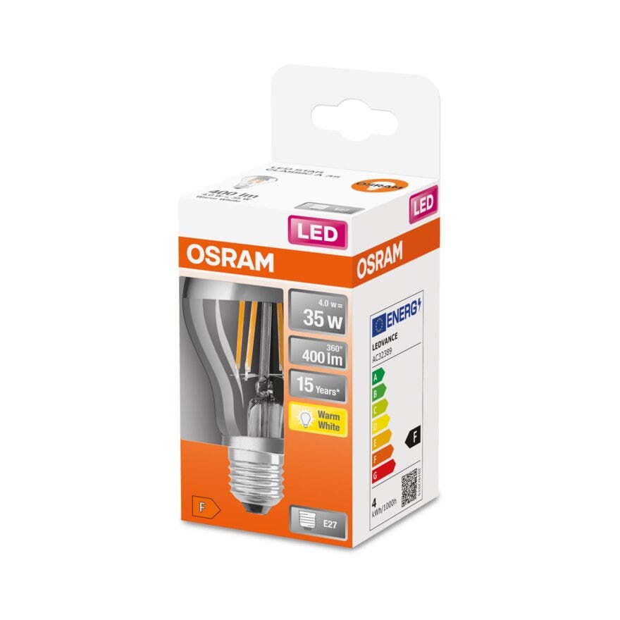 OSRAM LED lyspære i Klar