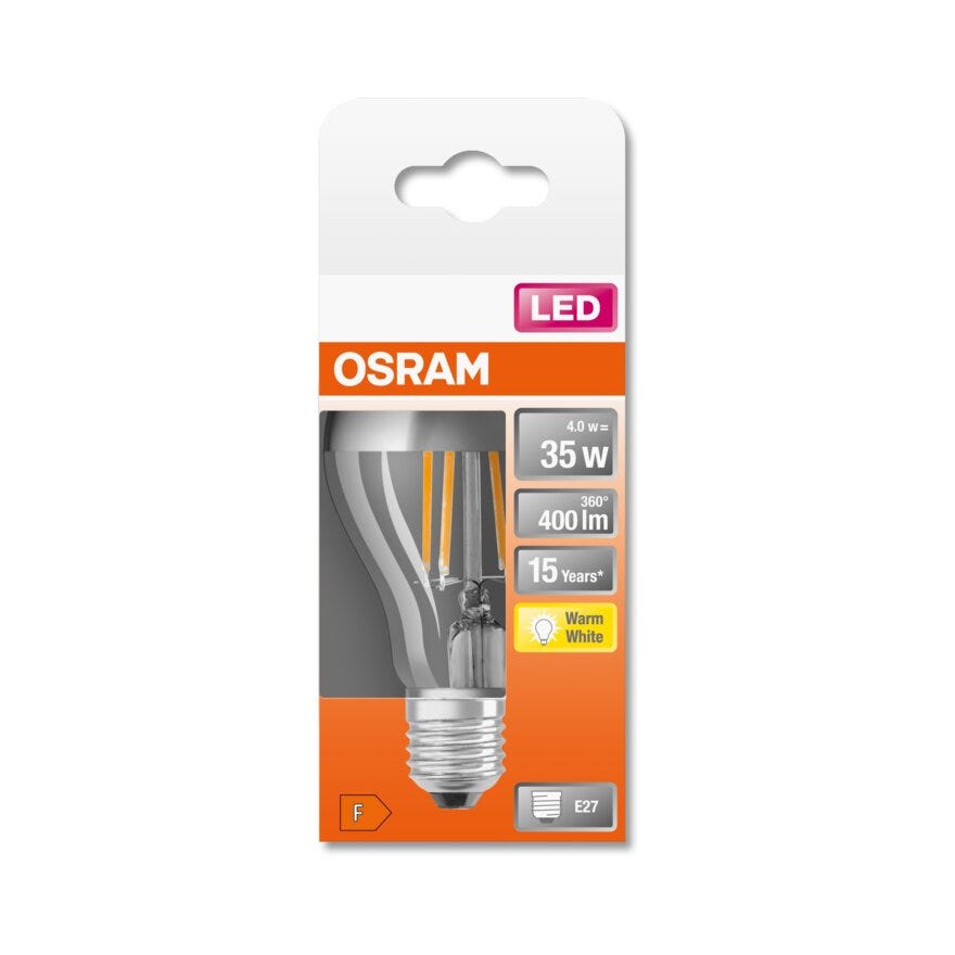 OSRAM LED lyspære i Klar