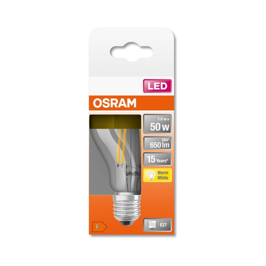 OSRAM LED lyspære i Klar