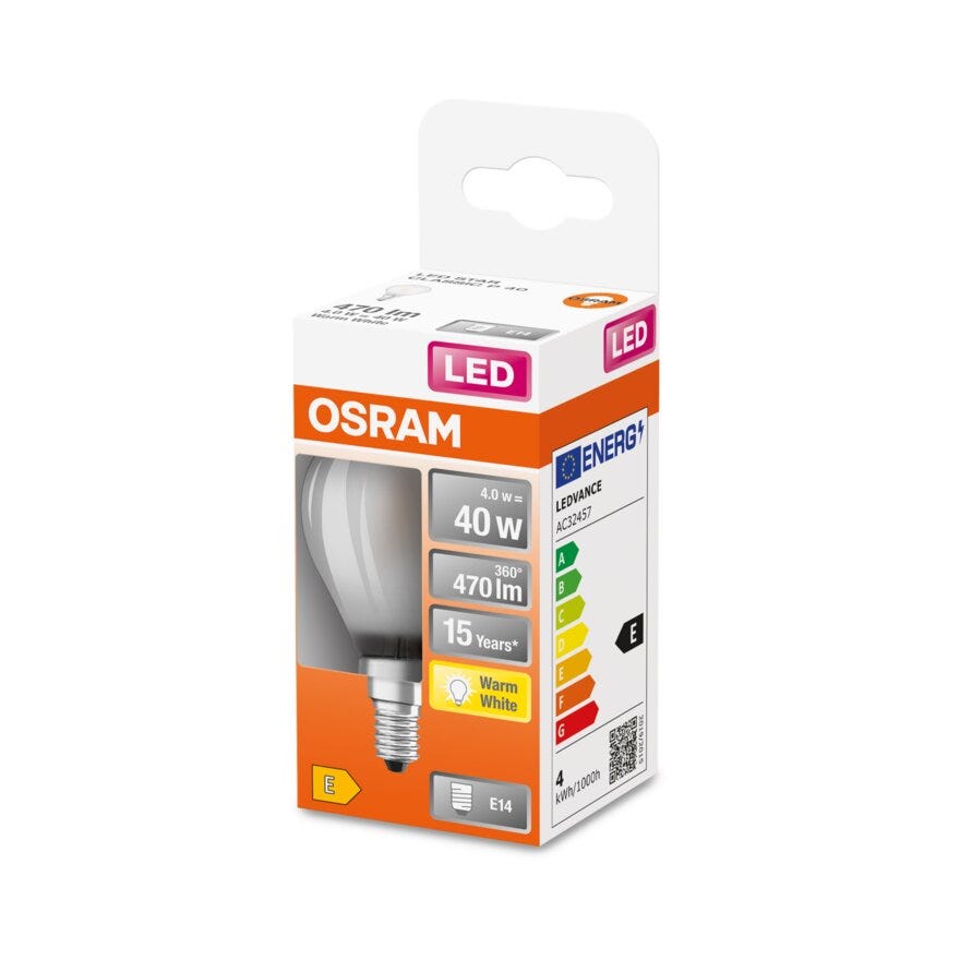 OSRAM LED lyspære i Hvit