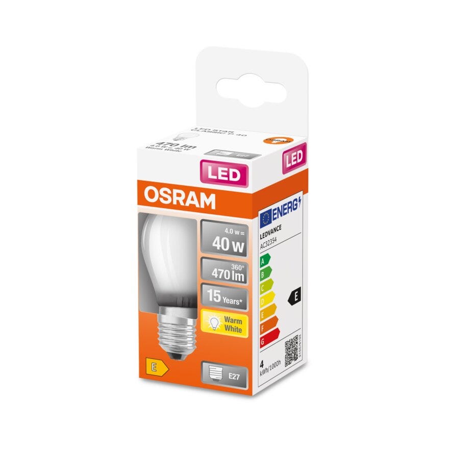 OSRAM LED lyspære i Hvit