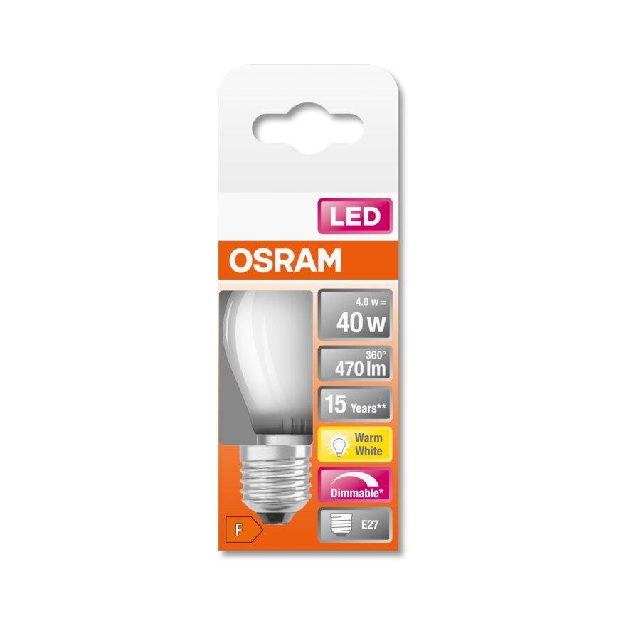 OSRAM LED lyspære i Hvit