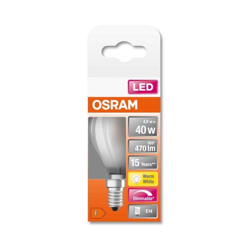 OSRAM LED lyspære i Hvit