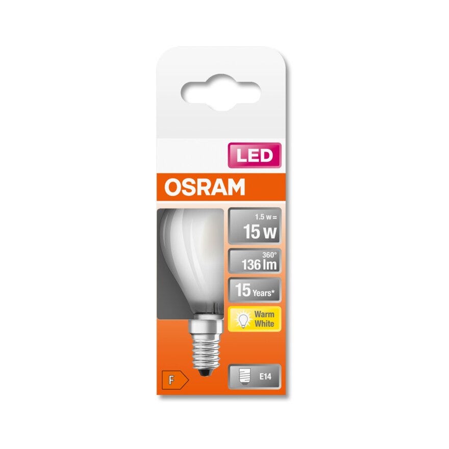 OSRAM LED lyspære i Hvit