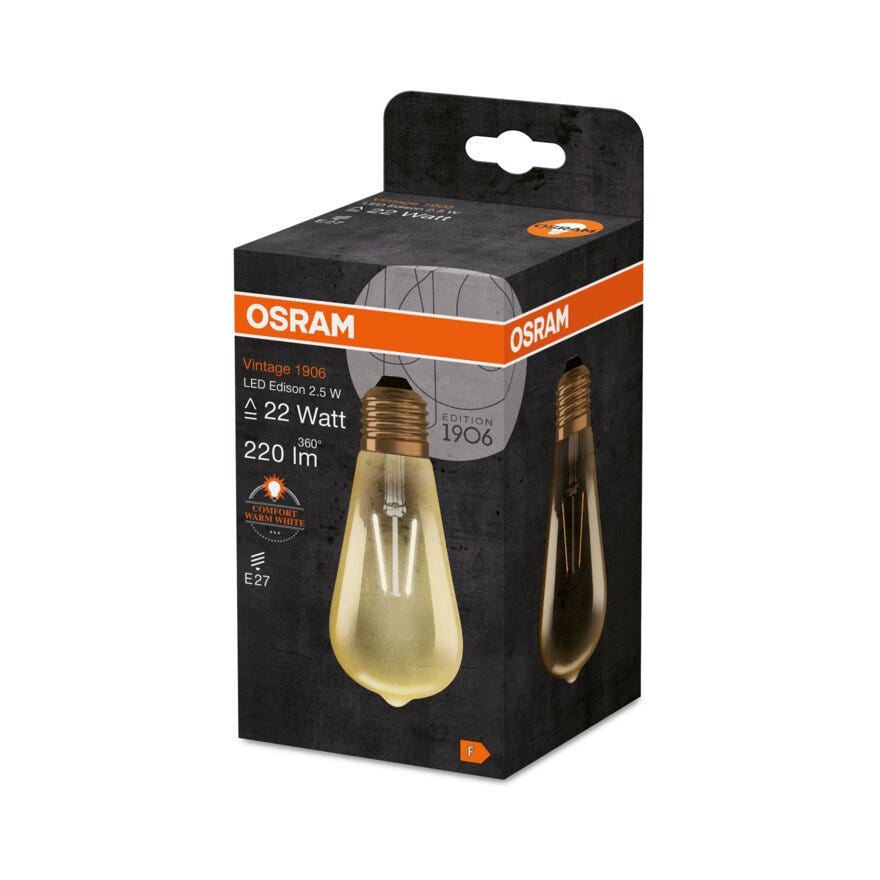 OSRAM LED lyspære i Gul