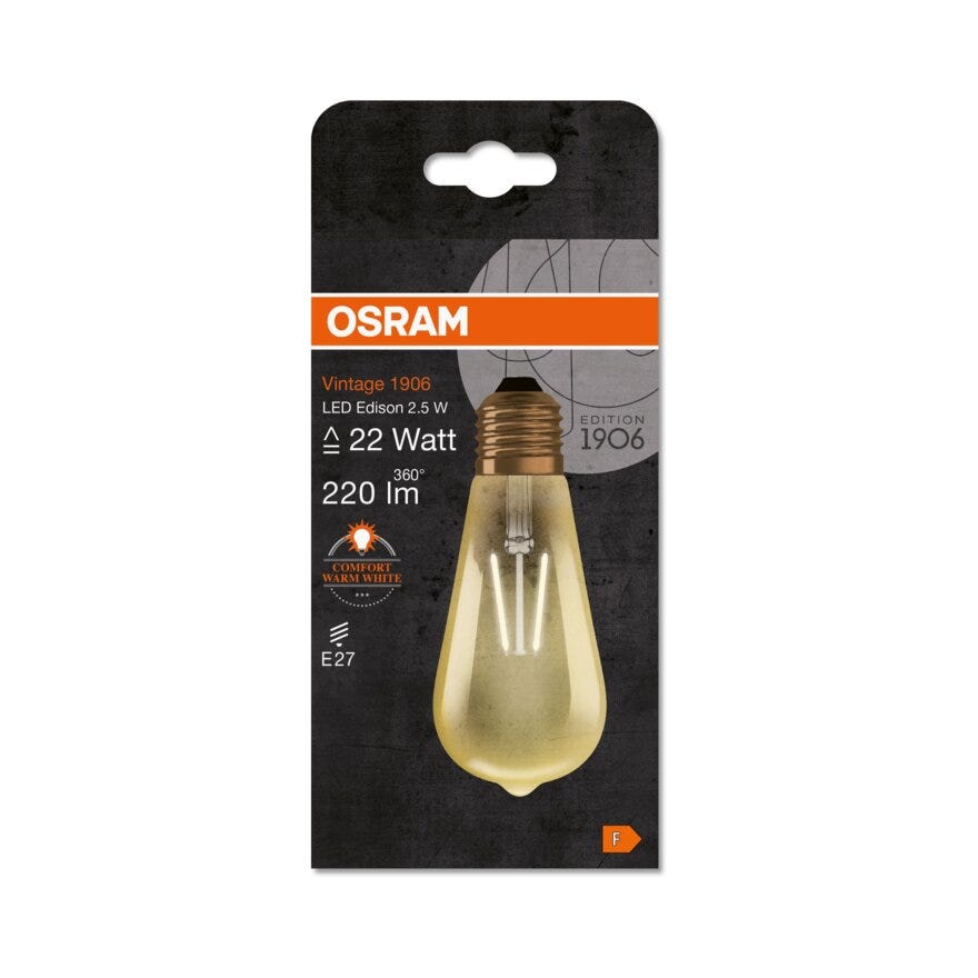OSRAM LED lyspære i Gul
