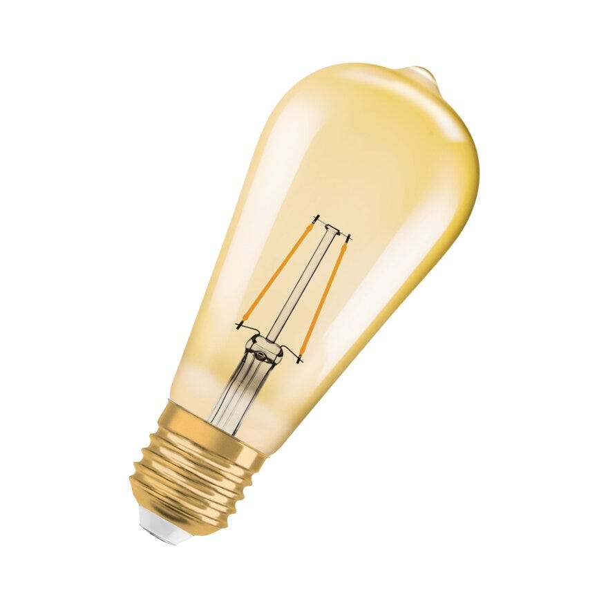 OSRAM LED lyspære i Gul