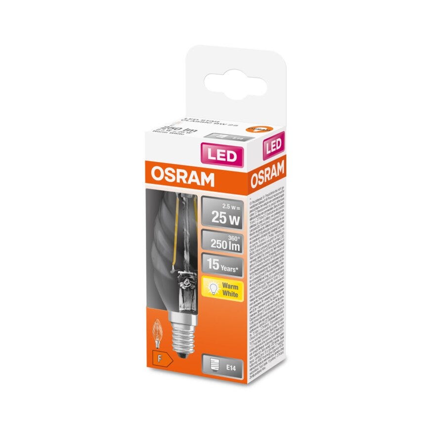 OSRAM LED lyspære i Klar