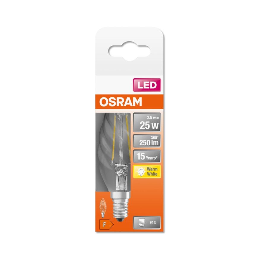 OSRAM LED lyspære i Klar
