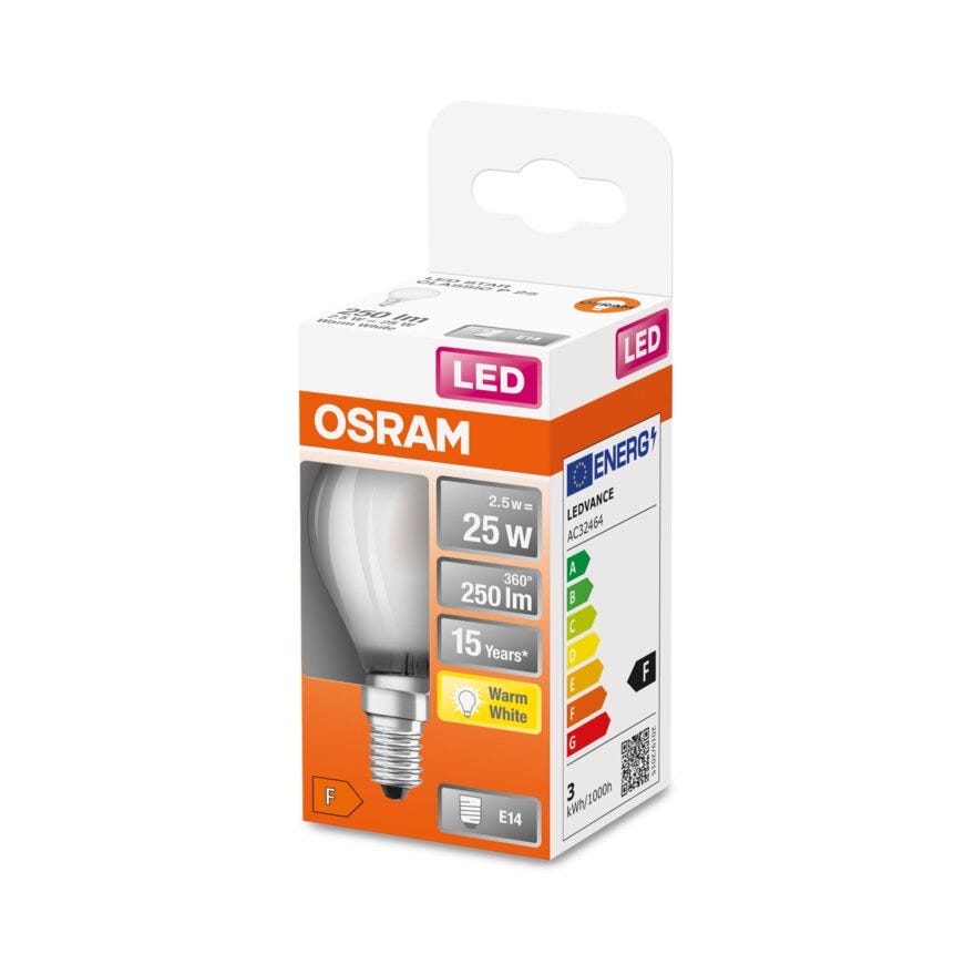 OSRAM LED lyspære i Hvit