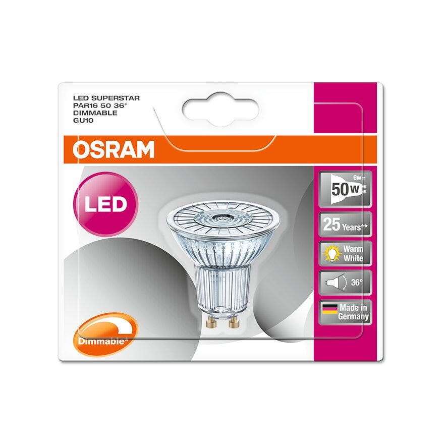 OSRAM LED lyspære i Klar