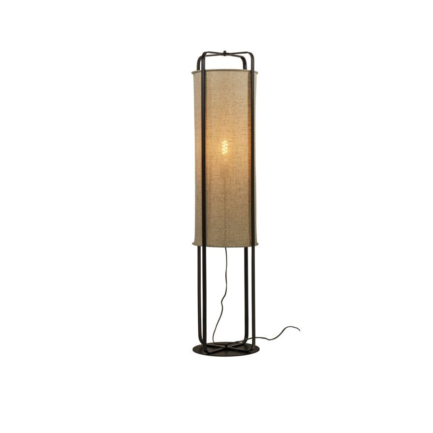 Aneta Lighting RONDA Gulvlampe H140 cm i Beige/natur