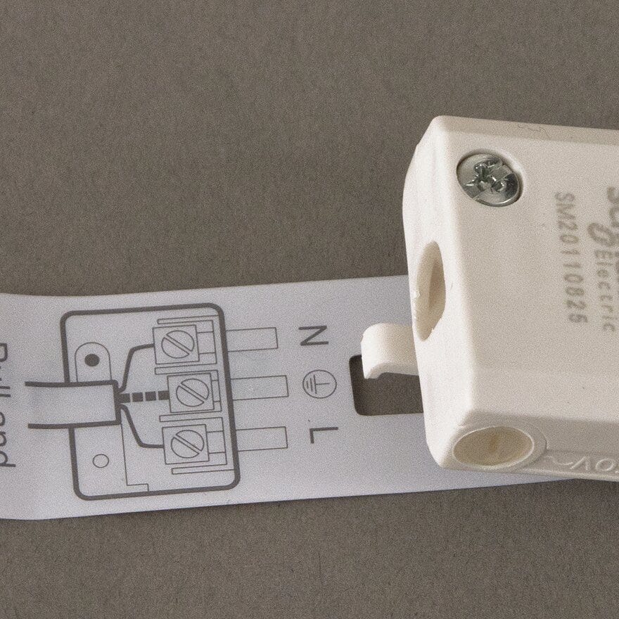 SCAN Takplugg i Hvit