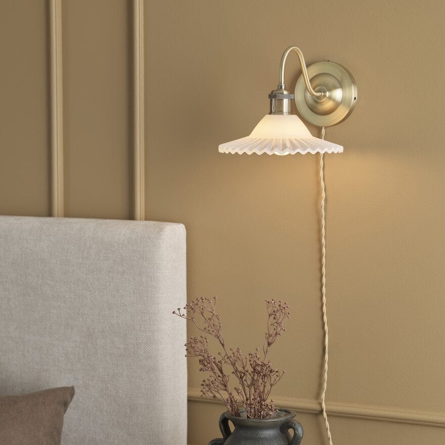 Aneta Lighting SILVIA Vegglampe H21 cm i Gull