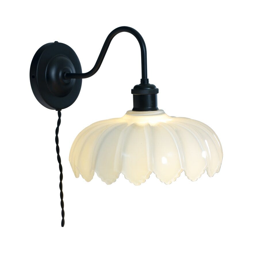 Aneta Lighting SOFIA Vegglampe H24.5 cm i Svart