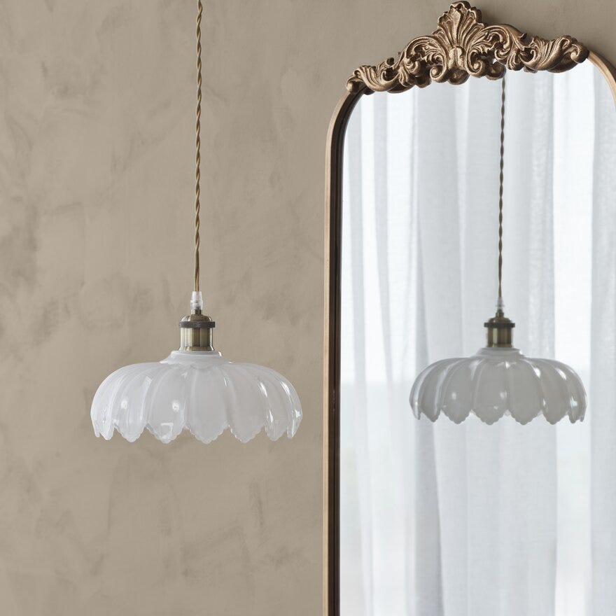 Aneta Lighting SOFIA Vinduspendel Ø25 cm i Gull