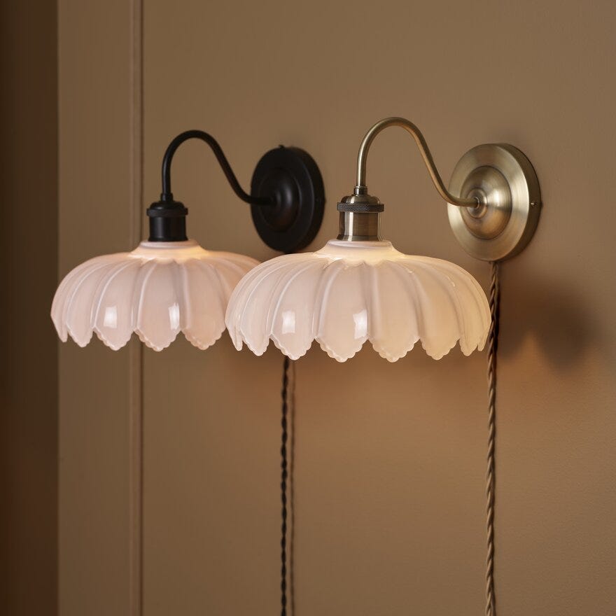Aneta Lighting SOFIA Vegglampe H24.5 cm i Gull