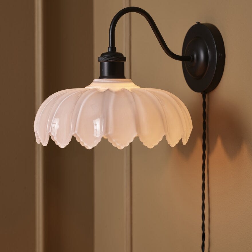 Aneta Lighting SOFIA Vegglampe H24.5 cm i Svart