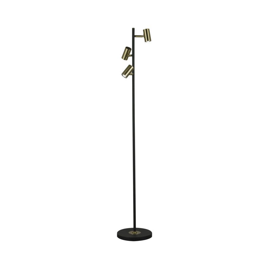 SYLINDER Gulvlampe H135 cm i Svart