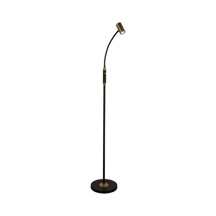 SYLINDER Gulvlampe H135 cm i Svart