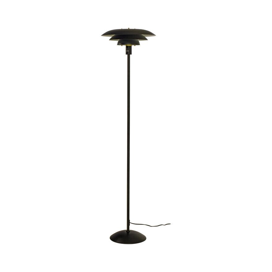 Aneta Lighting VALENCIA Gulvlampe H150 cm i Svart