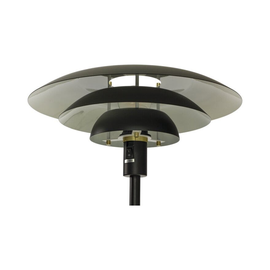 Aneta Lighting VALENCIA Gulvlampe H150 cm i Svart