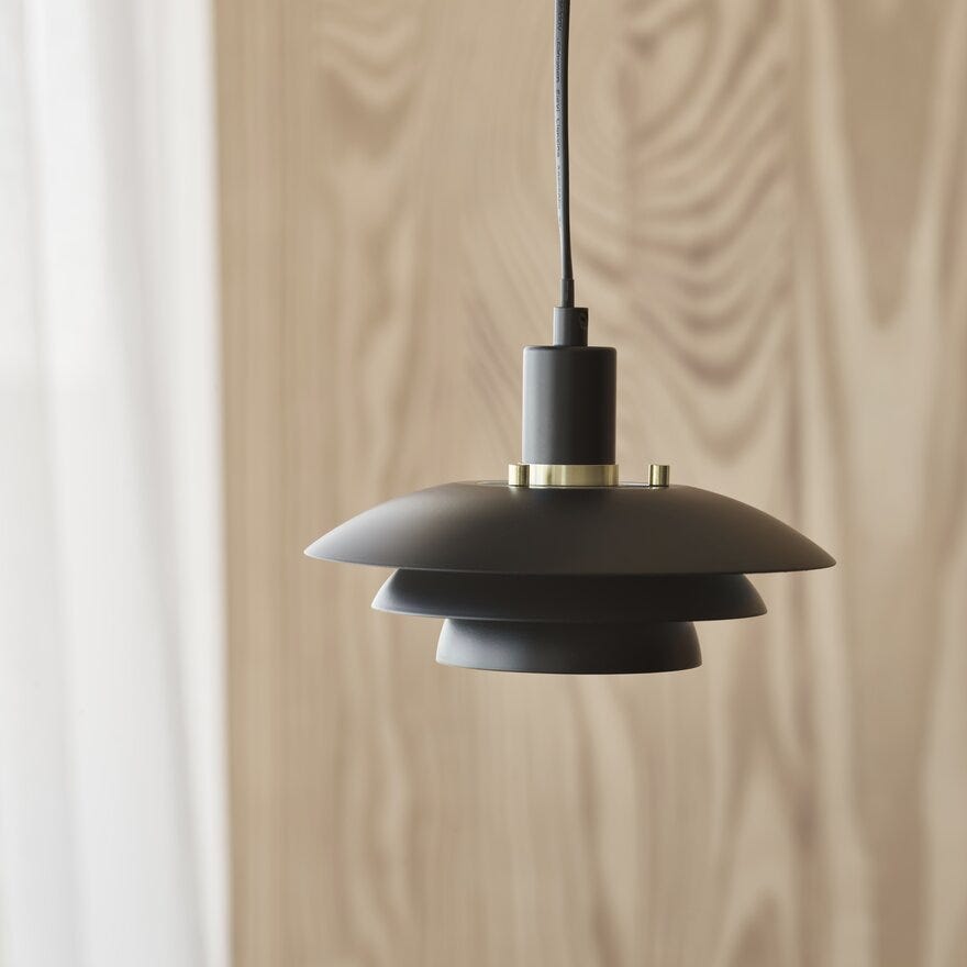 Aneta Lighting VALENCIA Vinduspendel Ø20 cm i Svart