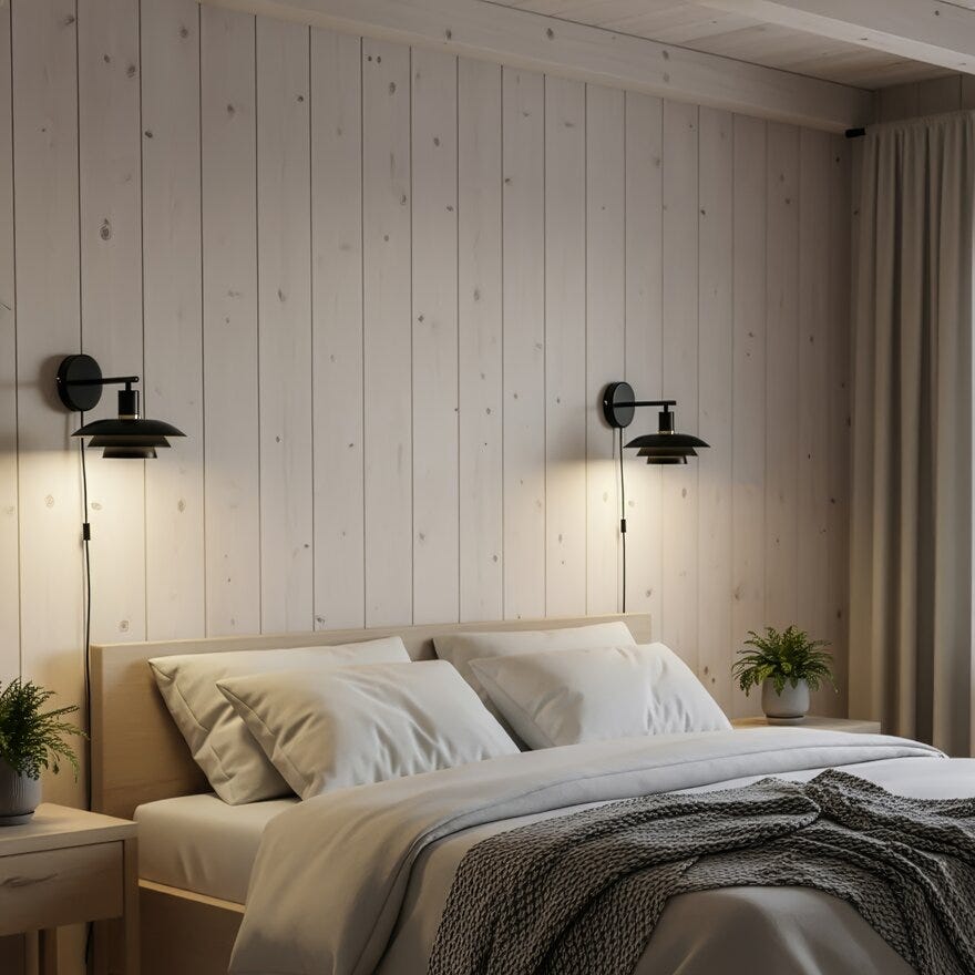 Aneta Lighting VALENCIA Vegglampe H19 cm i Svart