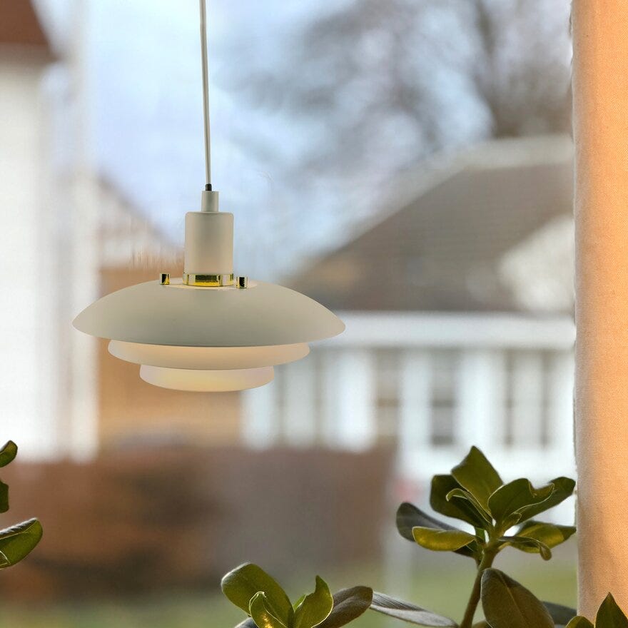 Aneta Lighting VALENCIA Vinduspendel Ø20 cm i Beige/natur