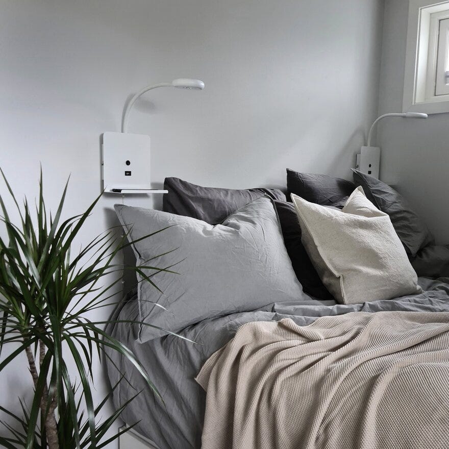 ZET Vegglampe H34 cm i Hvit