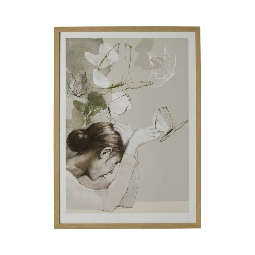 Anna Bülow ANNA BÜLOW Kunsttrykk 50x70 cm i Beige/natur designet av Anna Bülow