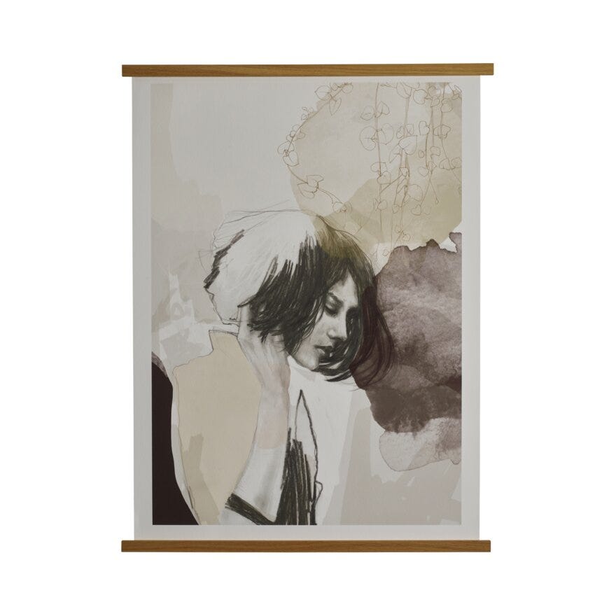 Anna Bülow ANNA BÜLOW Kunsttrykk 50x70 cm i Beige/natur designet av Anna Bülow