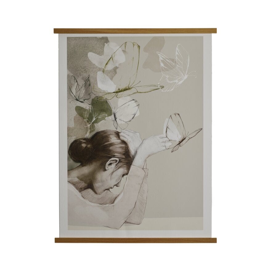 Anna Bülow ANNA BÜLOW Kunsttrykk 50x70 cm i Beige/natur designet av Anna Bülow
